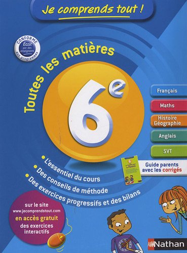 Toutes les matières 6e