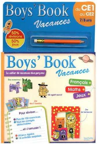 Boys' Book vacances du CE1 au CE2 : 7/8 ans 