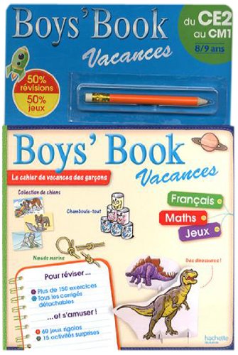 Boys' Book vacances du CE2 au CM1 : 8/9 ans