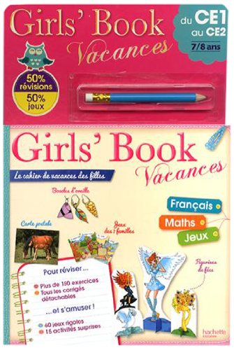 Girls' Book vacances du CE1 au CE2 : 7/8 ans