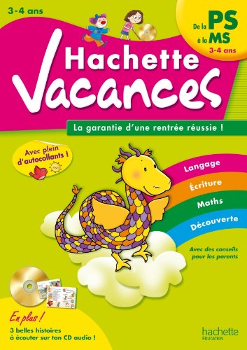 Hachette Vacances - de PS à MS 3/4 ans 
