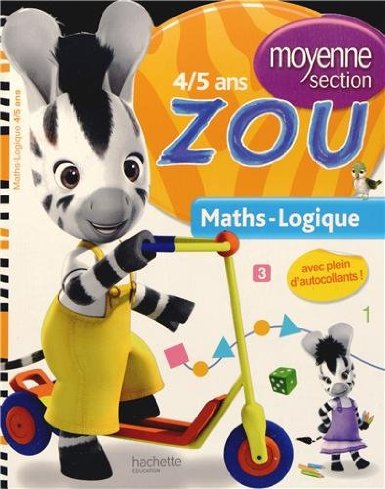 Je vais à l'école avec Zou - Maths-Logique - Moyenne section