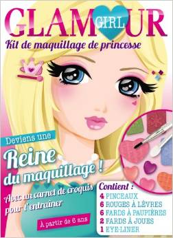 Glamour Girl, kit de maquillage de princesse : Deviens une reine du maquillage ! Avec un carnet de croquis pour t'entraîner 