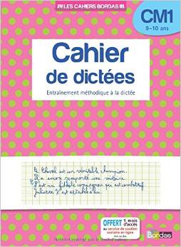 Cahier de dictées CM1