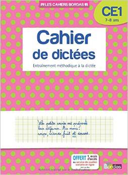 Cahier de dictées CE1