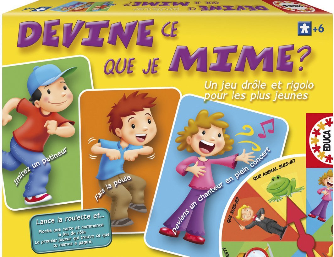 Educa - 13862 - Jeu De Société -Devine Ce Que Je Mime