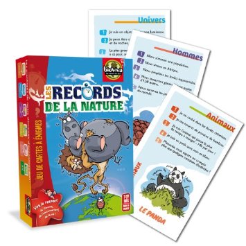 Bioviva - 0101001112 - Jeu de Société - Records de la Nature - Edition Bleue
