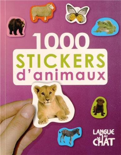1000 stickers d'animaux