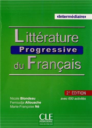 Littérature progressive du français Intermédiaire (1CD audio MP3) 