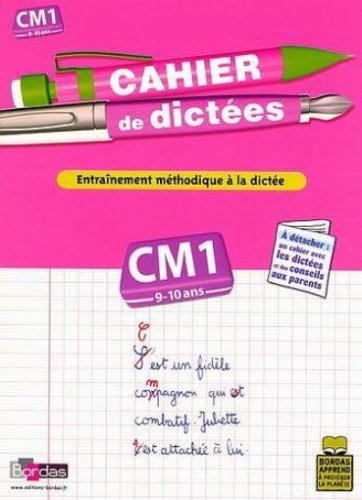 Cahier de dictées CM1