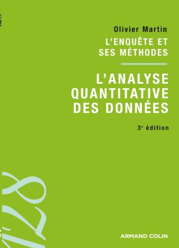 L'analyse quantitative des données: L'enquête et ses méthode