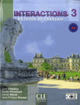 INTERACTIONS 3 NIVEAU A2 - METHODE DE FRANCAIS - LIVRE DE L'ELEVE + DVD