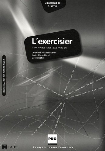 L'Exercisier : Corrigés des exercices