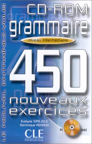 Grammaire : 450 nouveaux exercices, niveau intermédiaire. CD-ROM