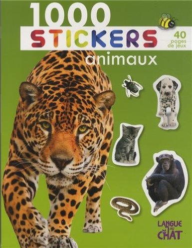 1000 stickers animaux