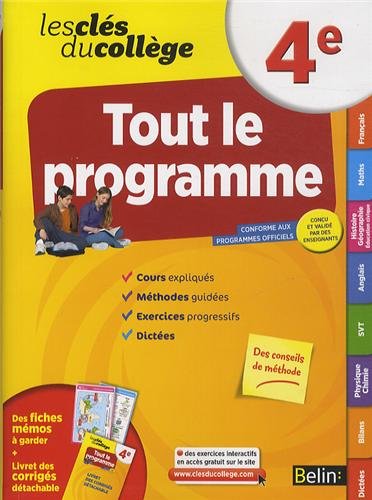 Cls du collge - Tout le programme 4e