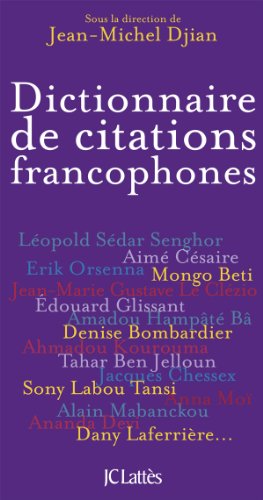 Dictionnaire des citations francophones