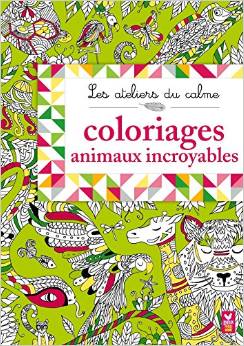 Les ateliers du calme - Animaux incroyables: Tableaux à colorier