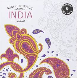 Mini coloriage antistress «India» 