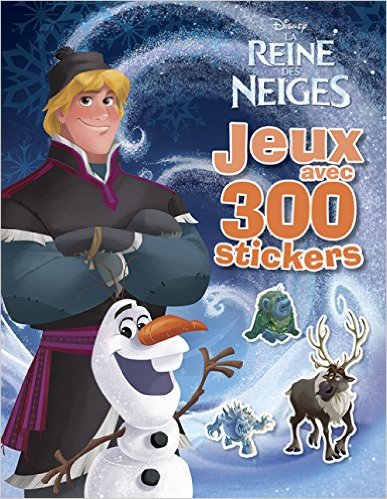 LA REINE DES NEIGES - 300 STICKERS (OLAF, SVEN, KRISTOFF)