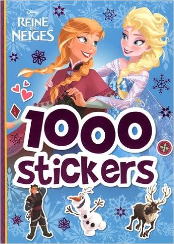 LA REINE DES NEIGES, 1000 STICKERS 