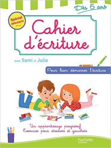 CAHIER D'ECRITURE DES 5 ANS  