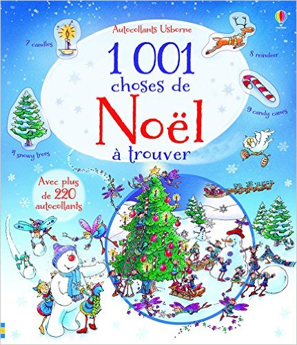 1001 CHOSES DE NOEL A TROUVER - AUTOCOLLANTS USBORNE