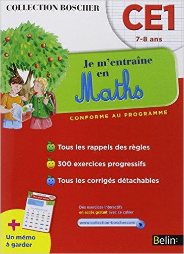 CAHIER ENTRAINEMENT BOSCHER CE1 MATHS