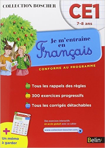 CAHIER ENTRAINEMENT BOSCHER CE1 FRANCAIS