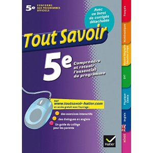Tout savoir 5e