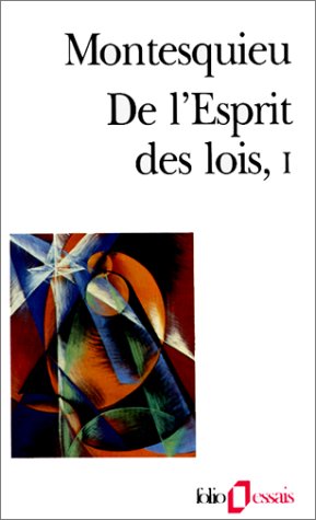 De l'esprit des lois, tome 1
