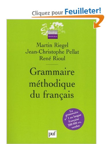Grammaire méthodique du français 