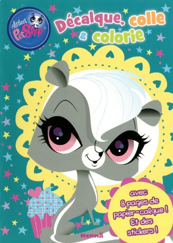 Littlest Petshop, So sweet : Décalque, colle et colorie