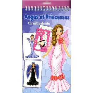 ANGES ET PRINCESSES - CARNET A DESSIN                                                               