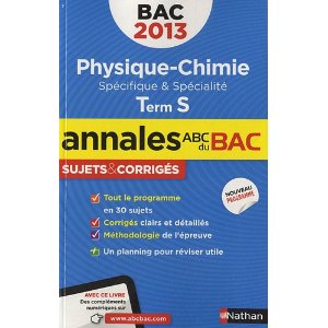 ANNALES BAC 2012 PHYSIQUE/CHIMIE TS SPE & SPE                                                       
