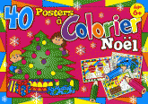 40 Posters Noël à colorier 6ans et + : Sapin de Noël