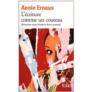 L'écriture comme un couteau 