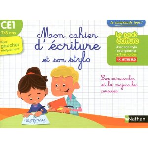 Cahier d'écriture CE1 : Pour gaucher uniquement