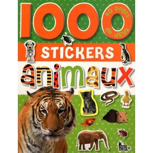 1000 stickers Animaux : 40 pages de jeux 