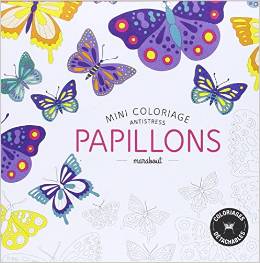 mini coloriage antistress papillons