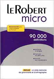 Dictionnaire Le Robert Micro