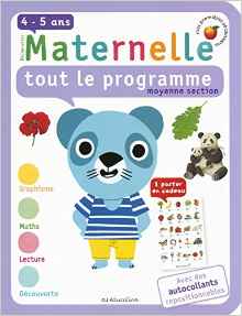 Tout le programme, mon bloc moyenne section