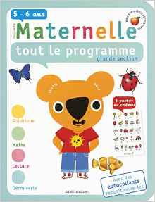 Tout le programme, mon bloc grande section