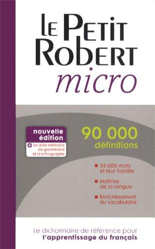 Le Petit Robert micro